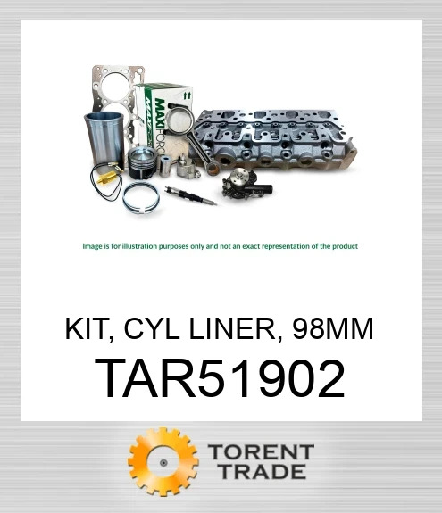 TAR51902 Комплект, гільза циліндра, 98 мм MAXIFORCE
