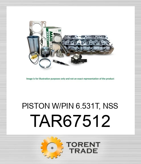 TAR67512 Поршень з пальцем 6.531T, NSS MAXIFORCE