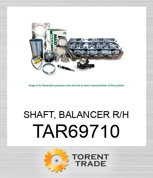 TAR69710 Вал, балансир правий MAXIFORCE