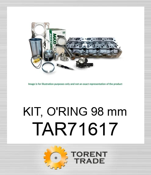 TAR71617 Комплект, ущільнювальні кільця 98 мм MAXIFORCE