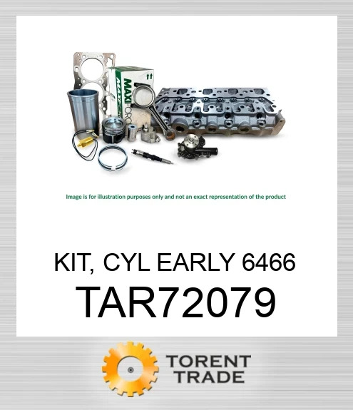 TAR72079 Комплект, циліндр ранній 6466 MAXIFORCE