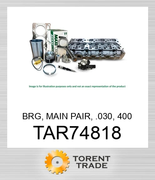 TAR74818 Підшипник, головний пара, 0.030, серія 400 MAXIFORCE