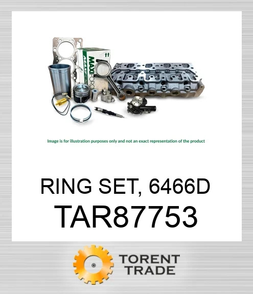 TAR87753 Комплект кілець, 6466D MAXIFORCE