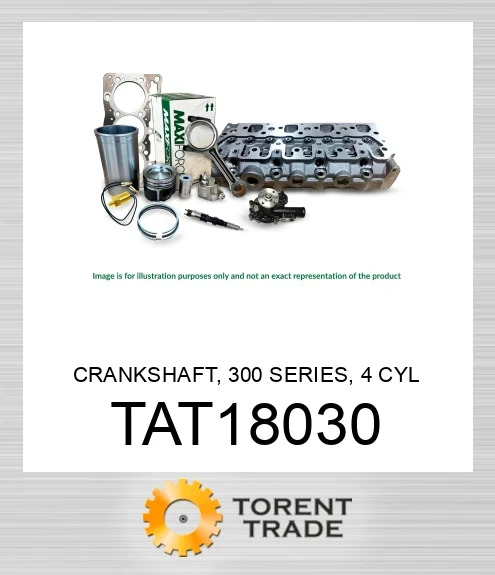 TAT18030 Колінвал, серія 300, 4 циліндри MAXIFORCE