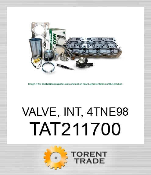 TAT211700 Клапан, впускний, 4TNE98 MAXIFORCE