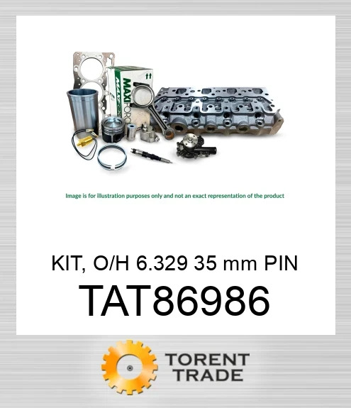 TAT86986 Комплект, капітальний ремонт, 6.329 палець 35 мм MAXIFORCE