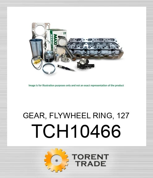 TCH10466 Шестерня, зубчастий вінець маховика, 127 зубів, TNV88 MAXIFORCE