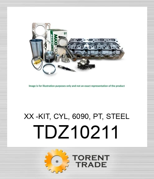 TDZ10211 Комплект, циліндр, 6090, PT, сталевий поршень MAXIFORCE