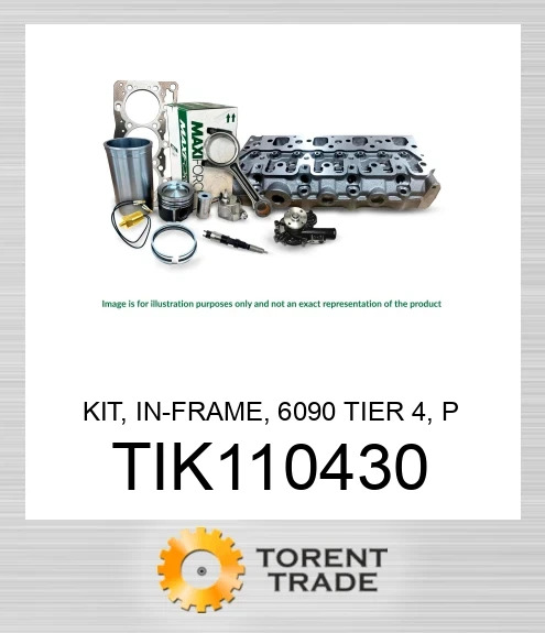 TIK110430 Комплект, внутрішнього ремонту, 6090 Tier 4, P# DZ102298 MAXIFORCE