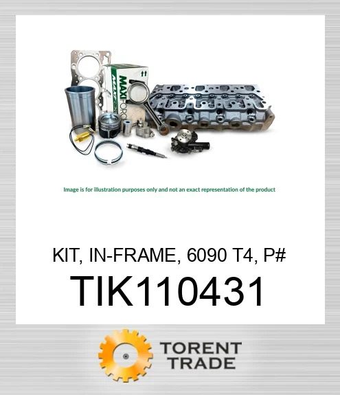 TIK110431 Комплект, внутрішнього ремонту, 6090 T4, P# RE555132 MAXIFORCE