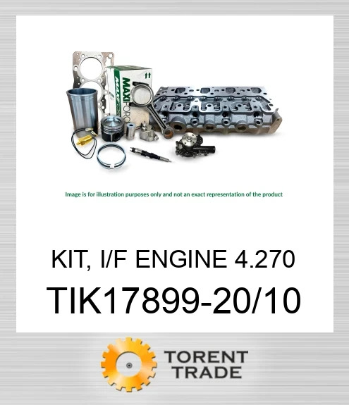 TIK17899-20/10 Комплект, двигун I/F 4.270 0.020/0.010 MAXIFORCE