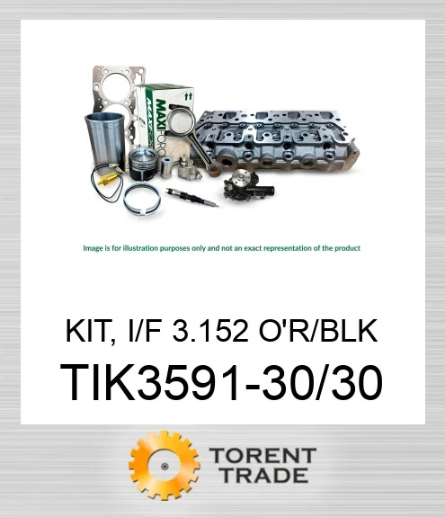 TIK3591-30/30 Комплект, I/F 3.152 O'R/BLK MAXIFORCE