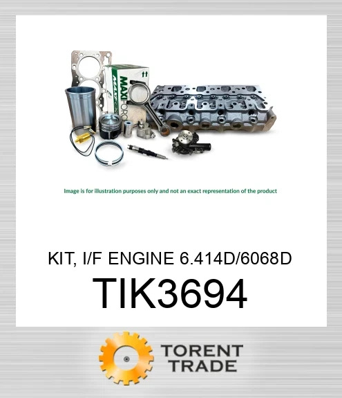 TIK3694 Комплект, двигун I/F 6.414D/6068D MAXIFORCE