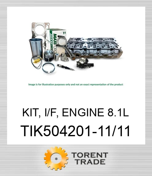 TIK504201-11/11 Комплект, I/F, двигун 8.1L MAXIFORCE