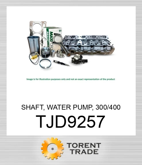TJD9257 Вал, водяний насос MAXIFORCE