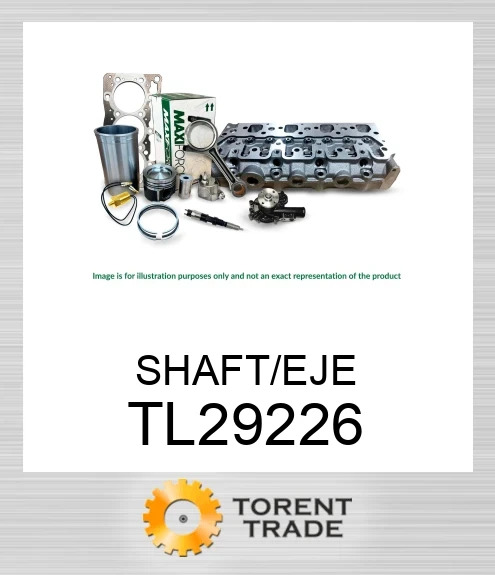 TL29226 Вал, водяний насос, серія 300/400 MAXIFORCE