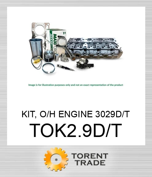 TOK2.9D/T Комплект, капітальний ремонт двигуна, 3029D/T MAXIFORCE
