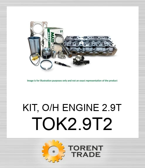 TOK2.9T2 Комплект, капітальний ремонт двигуна, 2.9T MAXIFORCE