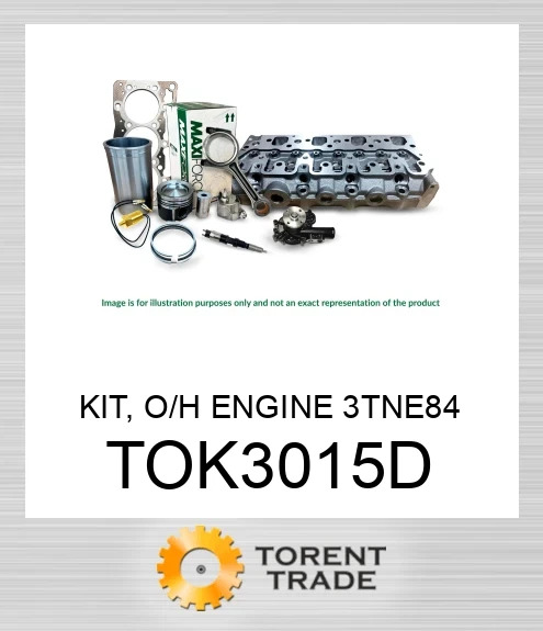 TOK3015D Комплект, капітальний ремонт двигуна, 3TNE84 MAXIFORCE