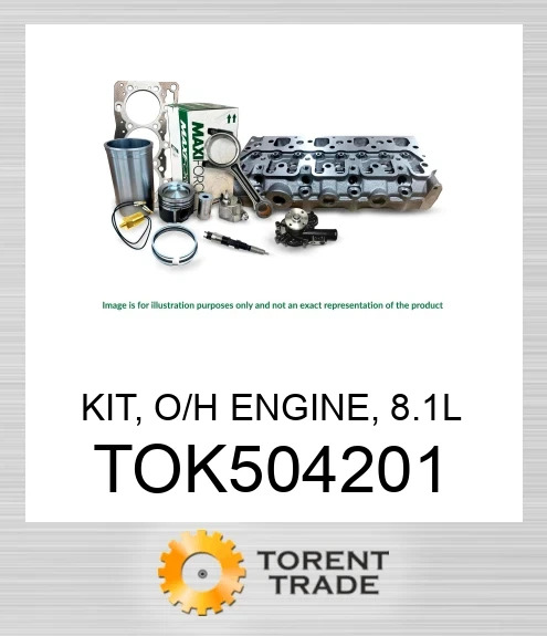 TOK504201 Комплект, капітальний ремонт двигуна, 8.1L MAXIFORCE