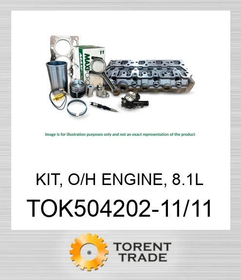 TOK504202-11/11 Комплект, капітальний ремонт двигуна, 8.1L MAXIFORCE