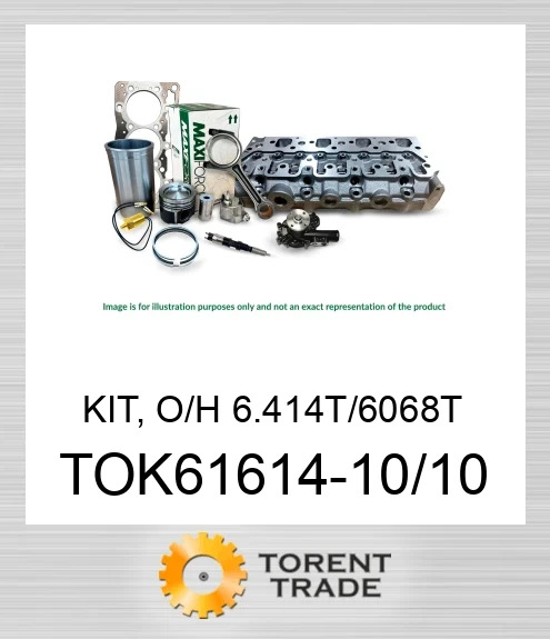TOK61614-10/10 Комплект, капітальний ремонт, 6.414T/6068T MAXIFORCE