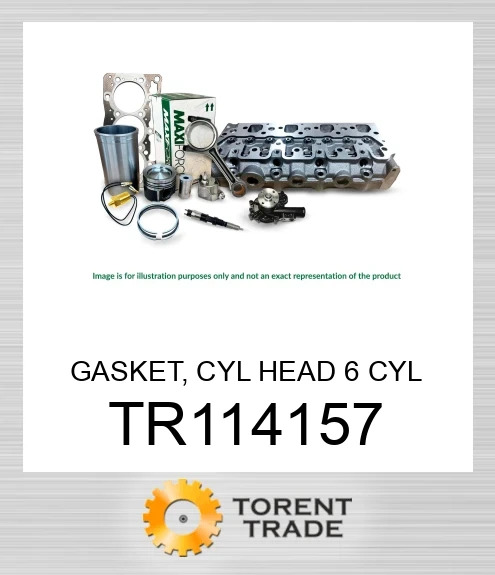 TR114157 Прокладка, головка блоку циліндрів, 6 циліндрів MAXIFORCE