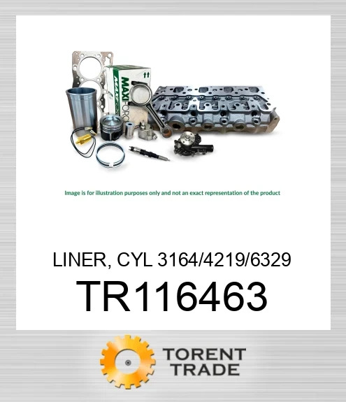 TR116463 Гільза, циліндр 3164/4219/6329 MAXIFORCE