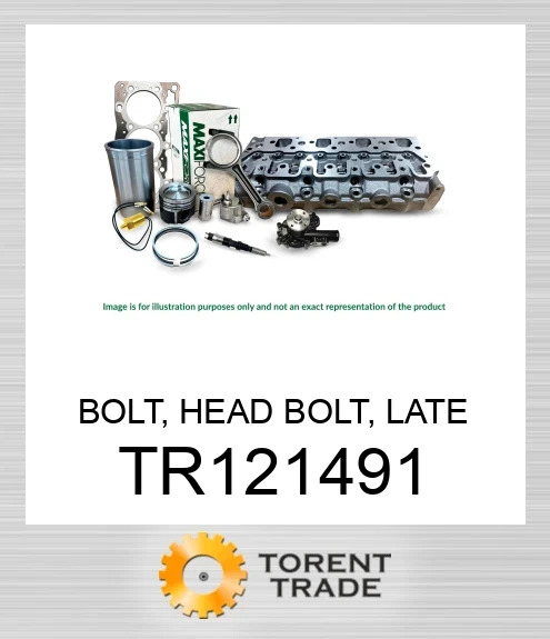 TR121491 Комплект болтів, головка, пізній 6076/ранній 6081 MAXIFORCE