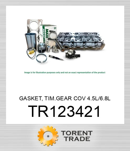 TR123421 Прокладка, кришка розподільчої шестерні 4.5L/6.8L MAXIFORCE