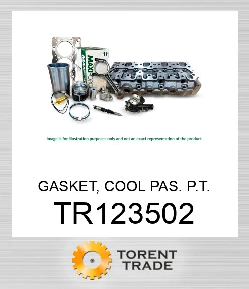 TR123502 Прокладка, охолоджуючий прохід, P.T. 4.5L/6.8L MAXIFORCE