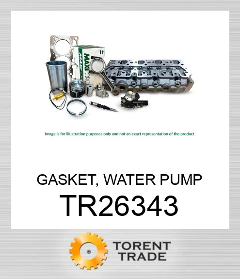TR26343 Прокладка, водяний насос MAXIFORCE