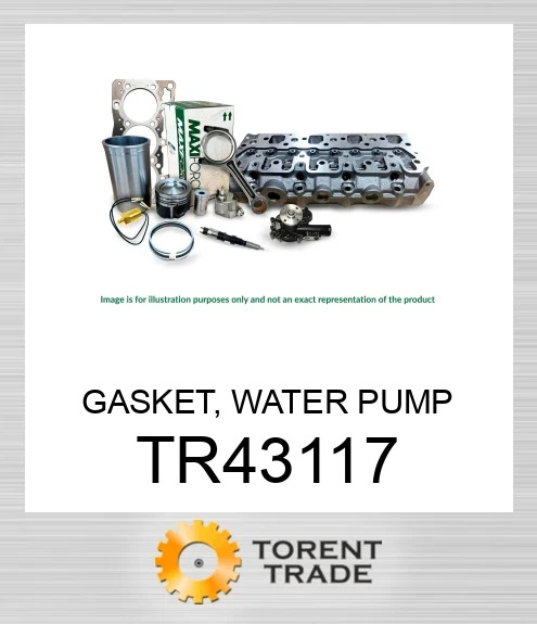 TR43117 Прокладка, водяний насос MAXIFORCE