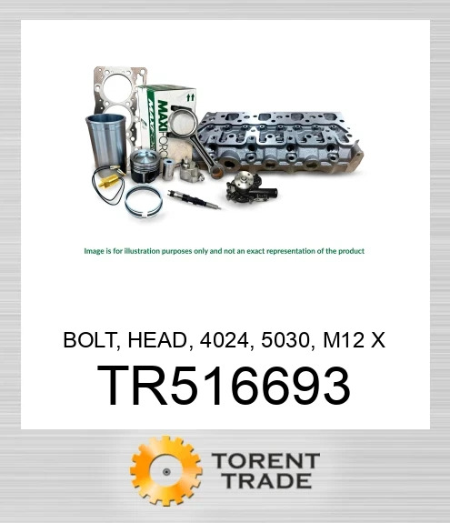 TR516693 Болт, головка, 4024, 5030, M12 X 205, довгий MAXIFORCE