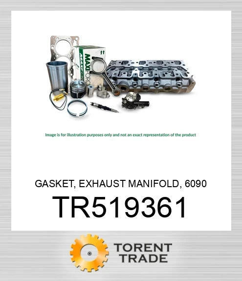 TR519361 Прокладка, випускний колектор, 6090MAXIFORCE