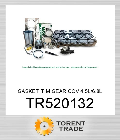 TR520132 Прокладка, кришка розподільчої шестерні 4.5L/6.8L MAXIFORCE