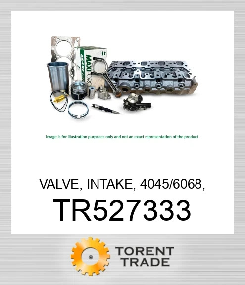 TR527333 Клапан, впускний, 4045/6068, Tier 4 MAXIFORCE