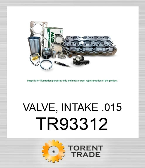 TR93312 Клапан, впускний, 0.015 6076D/T/6081 MAXIFORCE