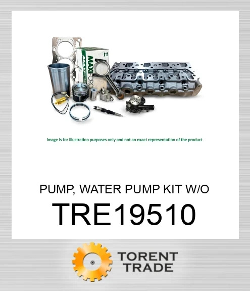 TRE19510 Комплект водяного насоса без крильчатки, серія 300/400 MAXIFORCE