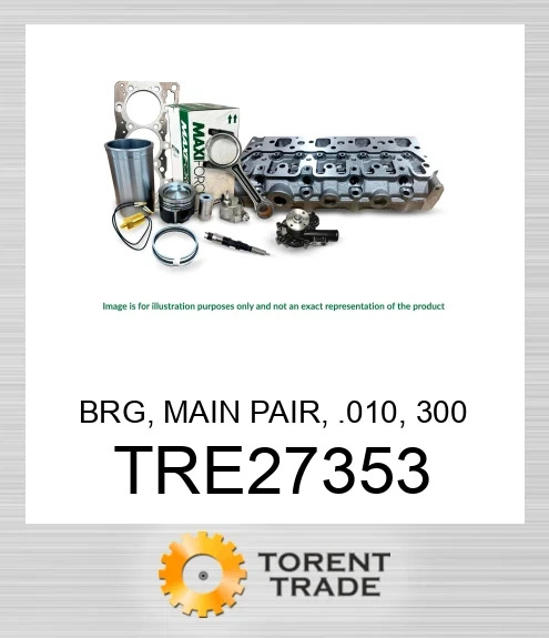 TRE27353 Підшипник, головний пара, 0.010, серія 300 MAXIFORCE