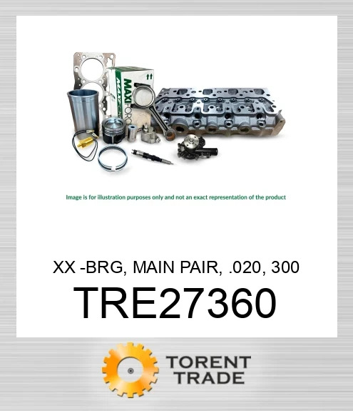 TRE27360 Підшипник, головний пара, 0.020, серія 300 MAXIFORCE