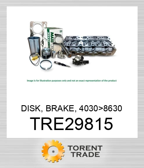 TRE29815 Диск, гальмівний, трактори 4030>8630 MAXIFORCE