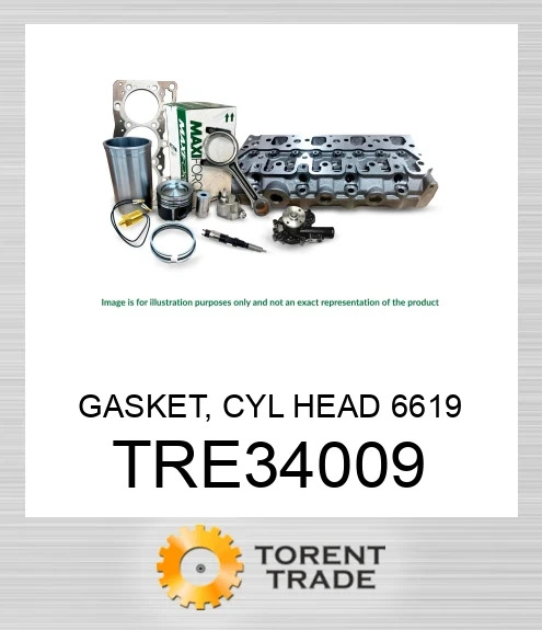 TRE34009 Прокладка, головка блоку циліндрів 6619MAXIFORCE