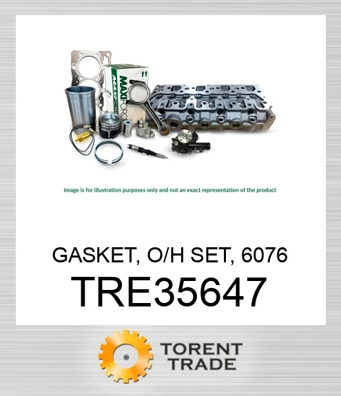 TRE35647 Прокладка, комплект для капітального ремонту, 6076MAXIFORCE