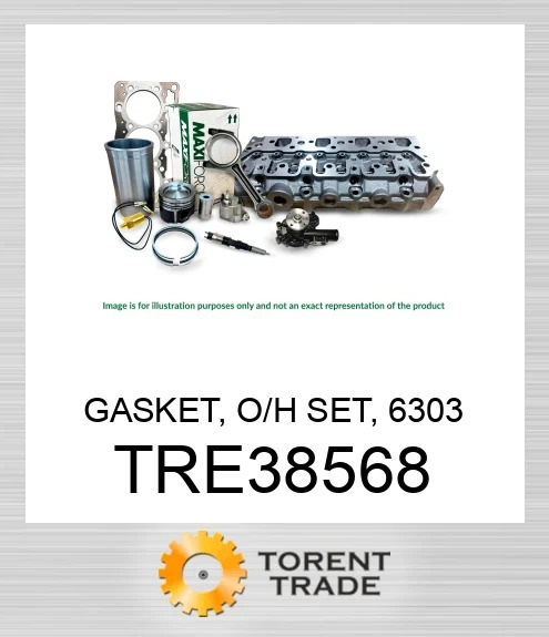 TRE38568 Прокладка, комплект для капітального ремонту, 6303MAXIFORCE