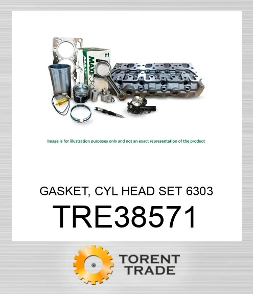 TRE38571 Прокладка, комплект головки блоку циліндрів 6303MAXIFORCE