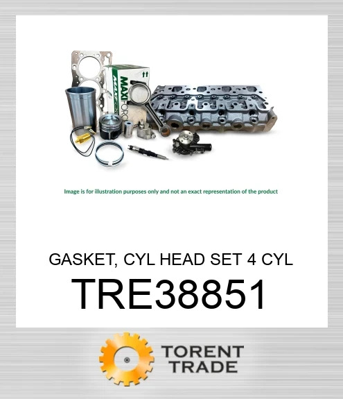 TRE38851 Прокладка, комплект головки блоку циліндрів 4 цил. 300 SMAXIFORCE