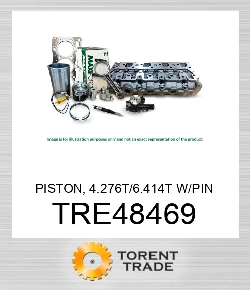 TRE48469 Поршень, 4.276T/6.414T з пальцем MAXIFORCE