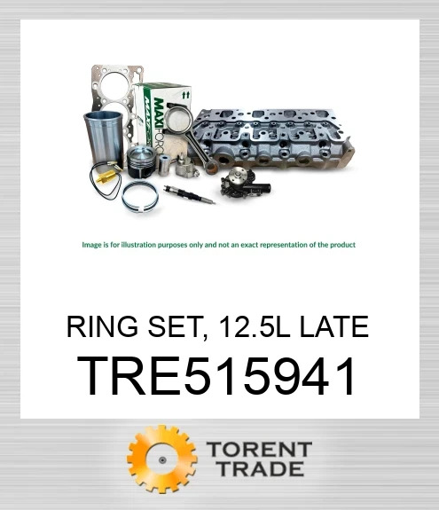 TRE515941 Комплект кілець, 12.5L пізній MAXIFORCE