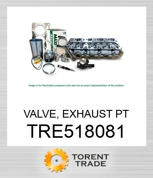 TRE518081 Клапан, випускний, PT 2.9/4.5/6.8, 4 клапани MAXIFORCE